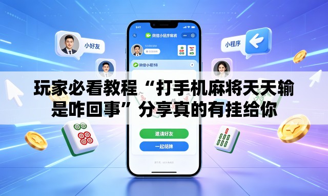 玩家必看教程“打手机麻将天天输是咋回事”分享真的有挂给你