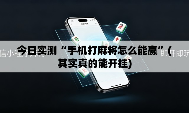 今日实测“手机打麻将怎么能赢	”(其实真的能开挂)