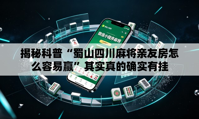 揭秘科普“蜀山四川麻将亲友房怎么容易赢	”其实真的确实有挂