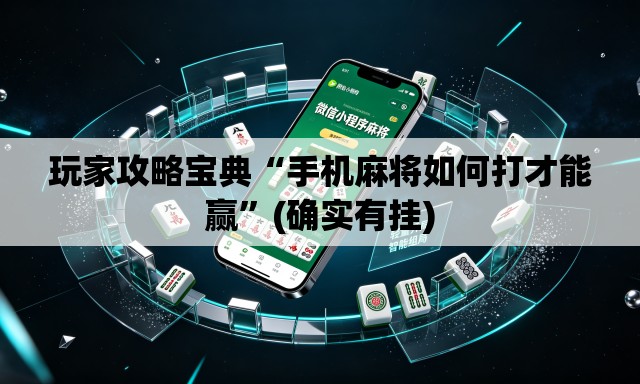 玩家攻略宝典“手机麻将如何打才能赢	”(确实有挂)