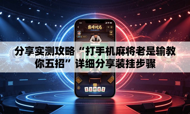 分享实测攻略“打手机麻将老是输教你五招	”详细分享装挂步骤