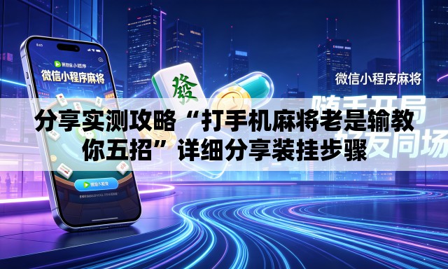 分享实测攻略“打手机麻将老是输教你五招”详细分享装挂步骤