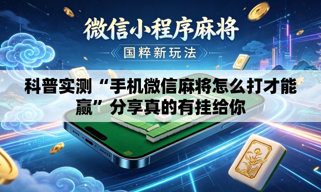 科普实测“手机微信麻将怎么打才能赢”分享真的有挂给你