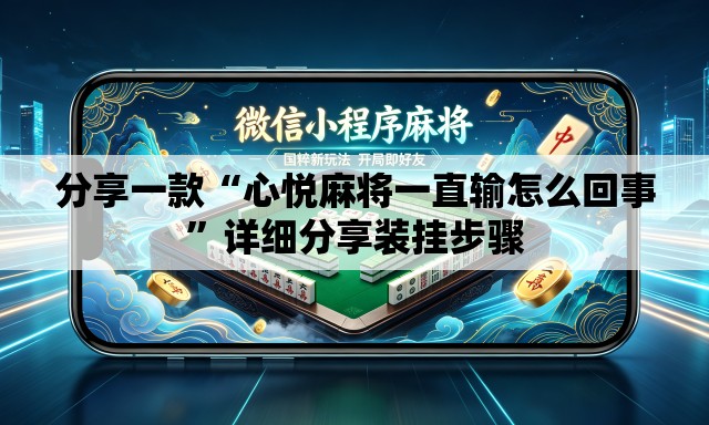 分享一款“心悦麻将一直输怎么回事”详细分享装挂步骤
