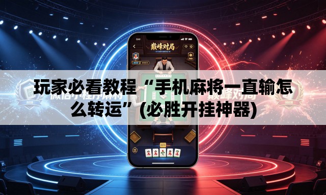 玩家必看教程“手机麻将一直输怎么转运”(必胜开挂神器)