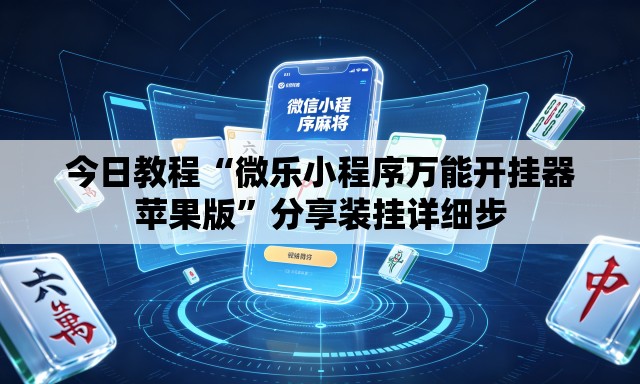 今日教程“微乐小程序万能开挂器苹果版	”分享装挂详细步