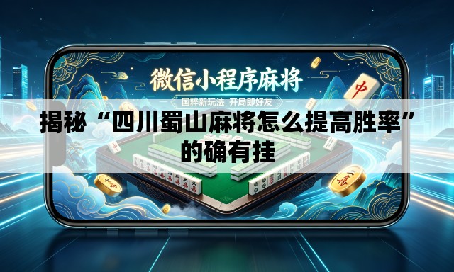 揭秘“四川蜀山麻将怎么提高胜率”的确有挂