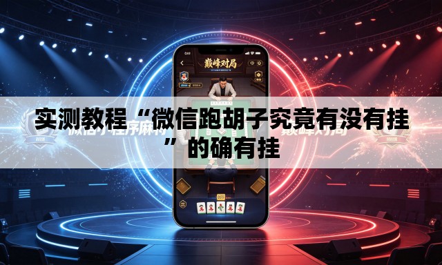 实测教程“微信跑胡子究竟有没有挂	”的确有挂