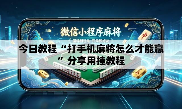 今日教程“打手机麻将怎么才能赢”分享用挂教程