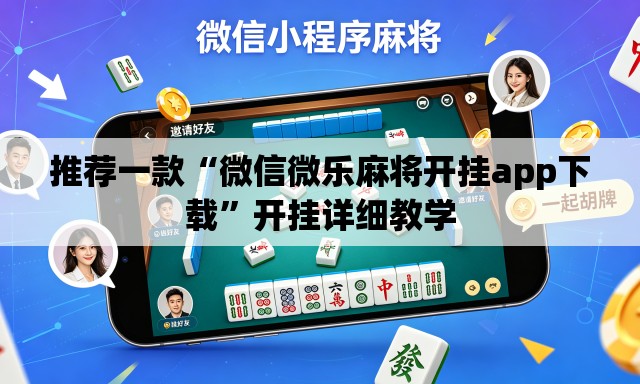 推荐一款“微信微乐麻将开挂app下载”开挂详细教学