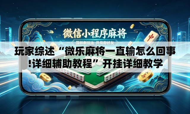 玩家综述“微乐麻将一直输怎么回事!详细辅助教程	”开挂详细教学