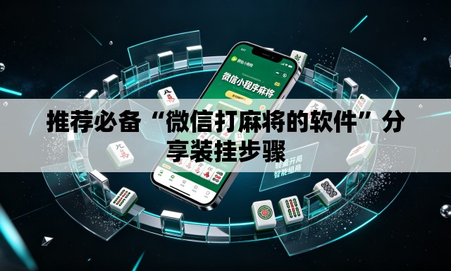推荐必备“微信打麻将的软件”分享装挂步骤