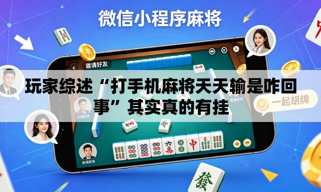 玩家综述“打手机麻将天天输是咋回事”其实真的有挂