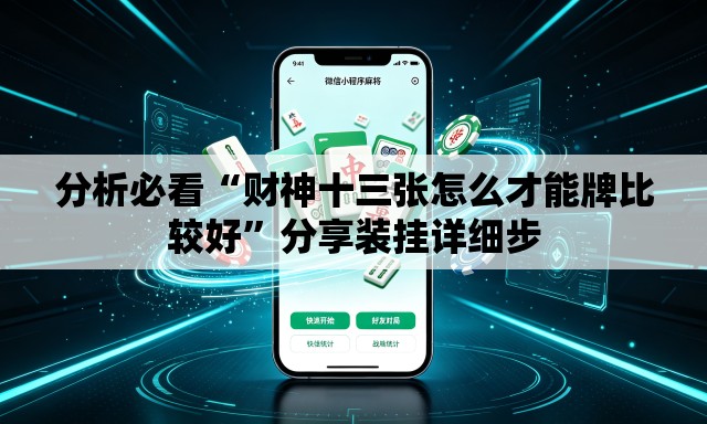 分析必看“财神十三张怎么才能牌比较好”分享装挂详细步
