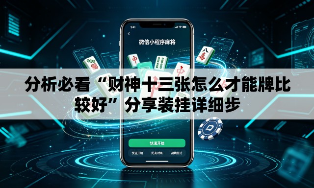 分析必看“财神十三张怎么才能牌比较好”分享装挂详细步