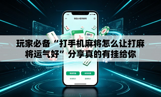 玩家必备“打手机麻将怎么让打麻将运气好	”分享真的有挂给你