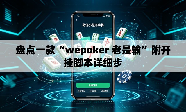 盘点一款“wepoker 老是输	”附开挂脚本详细步