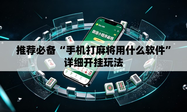 推荐必备“手机打麻将用什么软件”详细开挂玩法