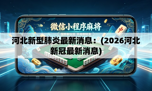 河北新型肺炎最新消息：(2026河北新冠最新消息)