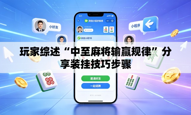 玩家综述“中至麻将输赢规律”分享装挂技巧步骤