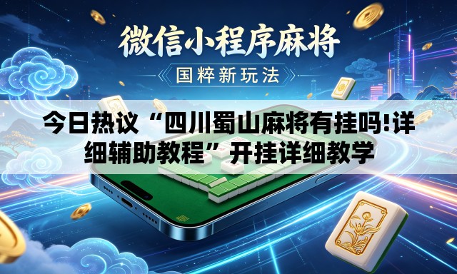 今日热议“四川蜀山麻将有挂吗!详细辅助教程”开挂详细教学