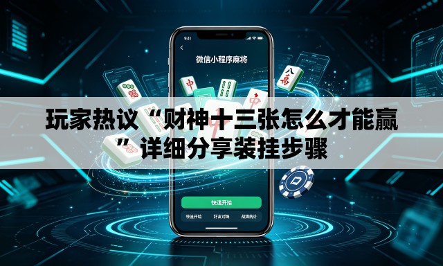 玩家热议“财神十三张怎么才能赢”详细分享装挂步骤