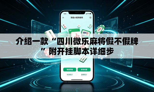介绍一款“四川微乐麻将假不假牌”附开挂脚本详细步