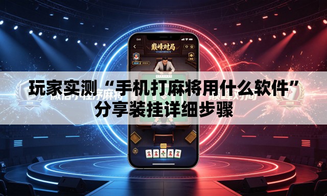 玩家实测“手机打麻将用什么软件	”分享装挂详细步骤