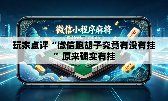 玩家点评“微信跑胡子究竟有没有挂”原来确实有挂