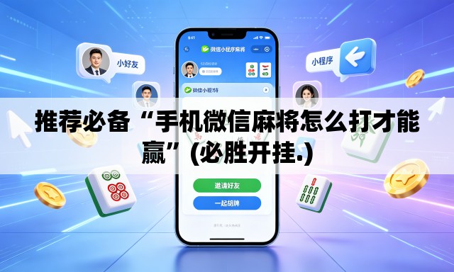 推荐必备“手机微信麻将怎么打才能赢	”(必胜开挂.)