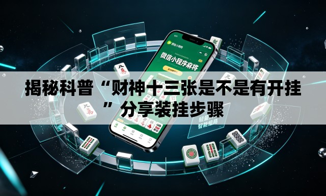 揭秘科普“财神十三张是不是有开挂”分享装挂步骤