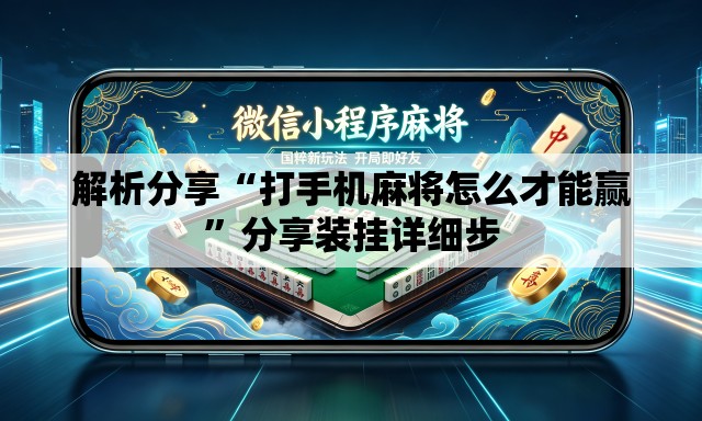 解析分享“打手机麻将怎么才能赢”分享装挂详细步