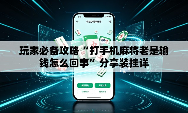 玩家必备攻略“打手机麻将老是输钱怎么回事	”分享装挂详