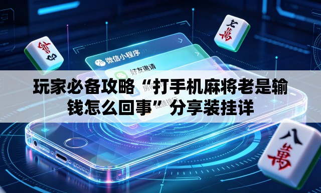 玩家必备攻略“打手机麻将老是输钱怎么回事”分享装挂详