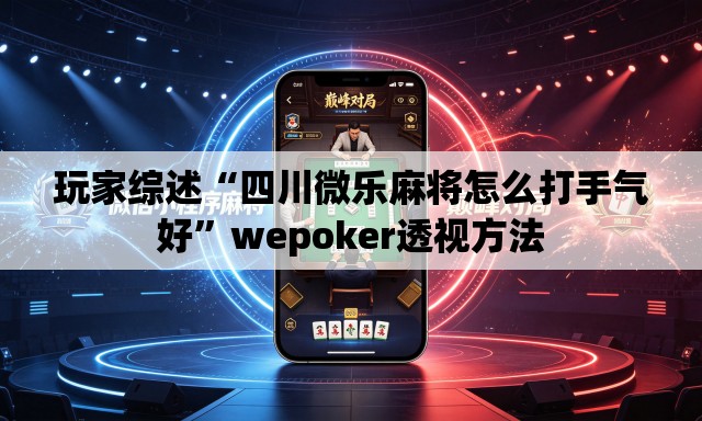 玩家综述“四川微乐麻将怎么打手气好”wepoker透视方法