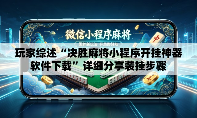 玩家综述“决胜麻将小程序开挂神器软件下载”详细分享装挂步骤