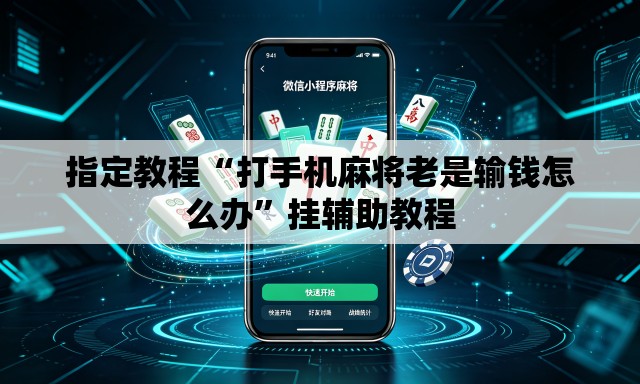 指定教程“打手机麻将老是输钱怎么办”挂辅助教程