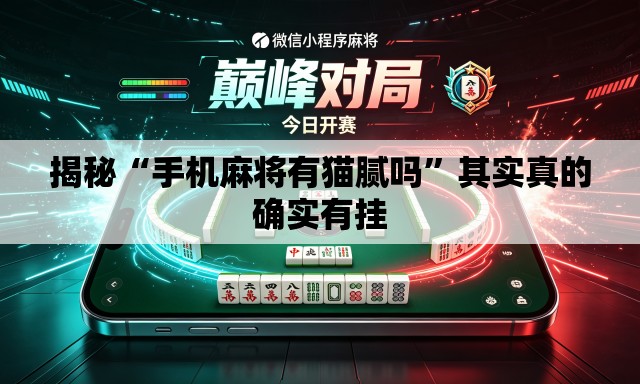 揭秘“手机麻将有猫腻吗	”其实真的确实有挂