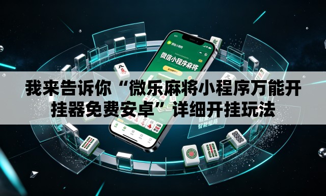 我来告诉你“微乐麻将小程序万能开挂器免费安卓”详细开挂玩法