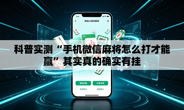 科普实测“手机微信麻将怎么打才能赢”其实真的确实有挂