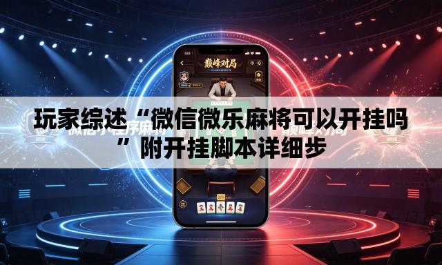 玩家综述“微信微乐麻将可以开挂吗”附开挂脚本详细步