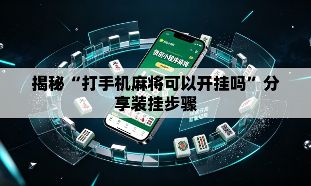 揭秘“打手机麻将可以开挂吗”分享装挂步骤