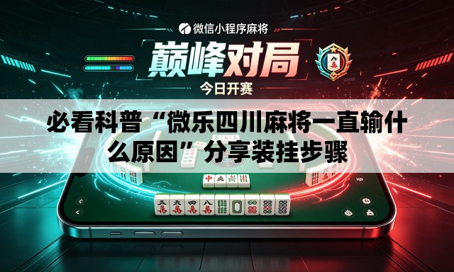 必看科普“微乐四川麻将一直输什么原因	”分享装挂步骤