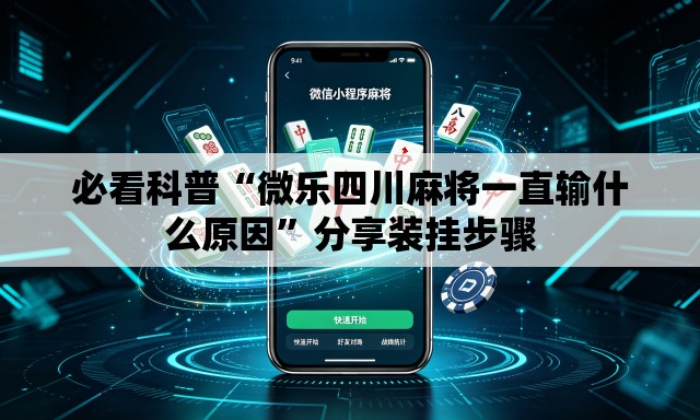 必看科普“微乐四川麻将一直输什么原因”分享装挂步骤
