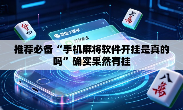 推荐必备“手机麻将软件开挂是真的吗	”确实果然有挂