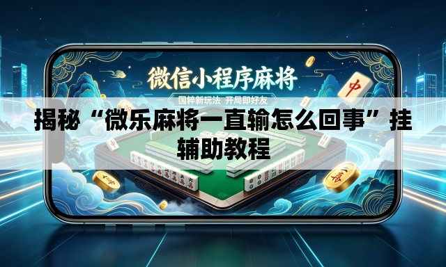 揭秘“微乐麻将一直输怎么回事”挂辅助教程