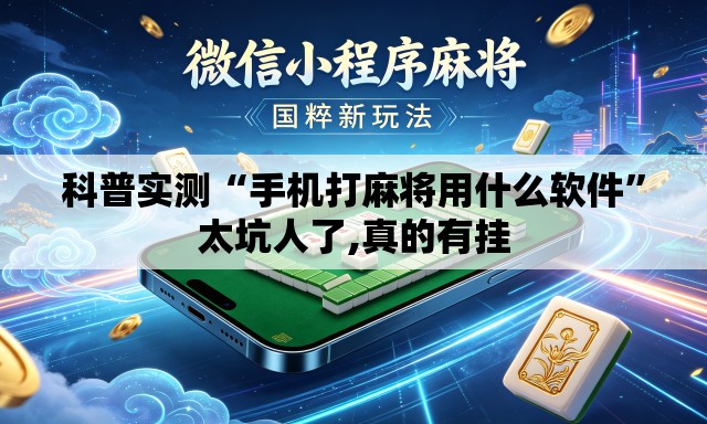 科普实测“手机打麻将用什么软件”太坑人了,真的有挂