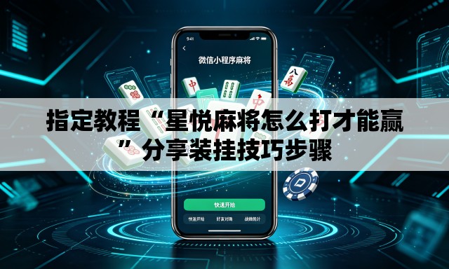 指定教程“星悦麻将怎么打才能赢	”分享装挂技巧步骤