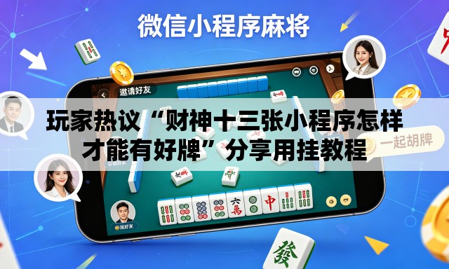玩家热议“财神十三张小程序怎样才能有好牌	”分享用挂教程