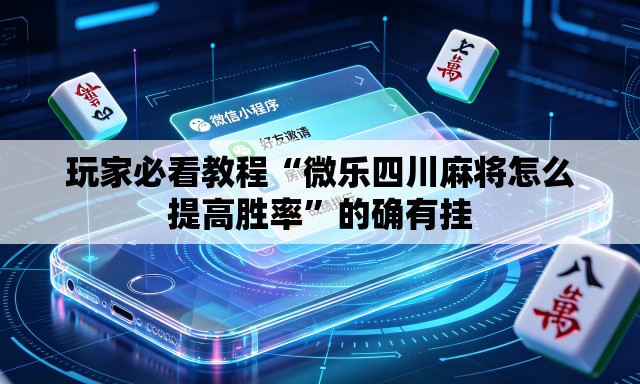 玩家必看教程“微乐四川麻将怎么提高胜率	”的确有挂